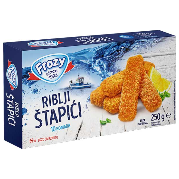 Panirani riblji štapići FROZY 250g