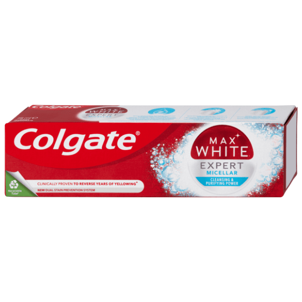 Pasta za zube COLGATE Max white expert micellar 75ml