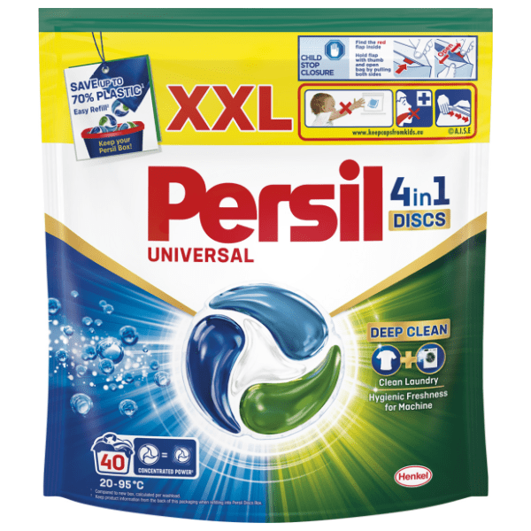PERSIL DISCS Universal XXL kapsule za veš 40kom