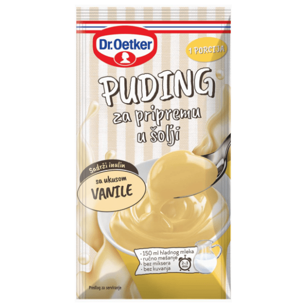 DR. OETKER Puding vanila za pripremu u šolji 30g