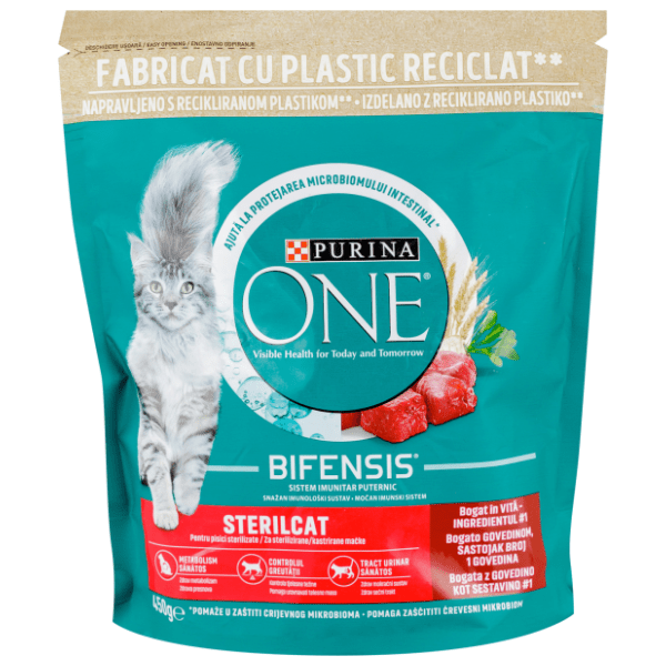 PURINA One hrana za mačke govedina 450g