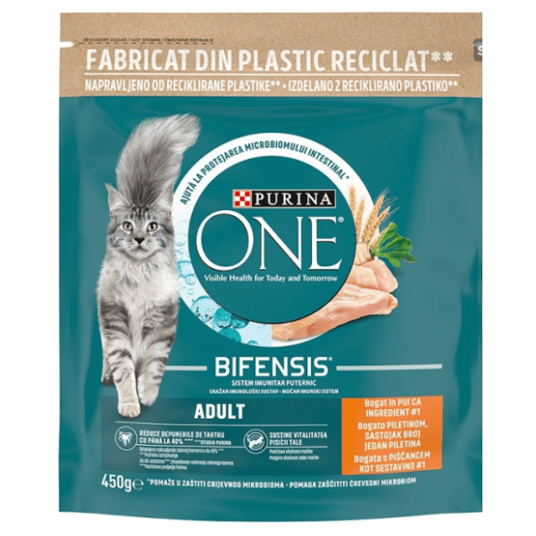 PURINA One adult hrana za mačke piletina 450g