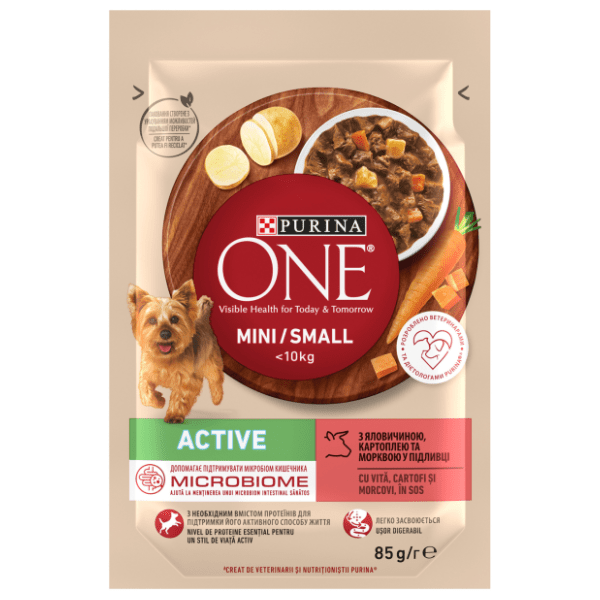 PURINA ONE hrana za male pse adult govedina i krompir 85g