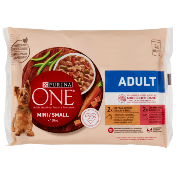 PURINA ONE hrana za pse adult piletina u sosu 4x85g