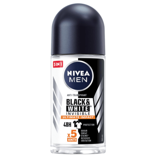 Roll-on NIVEA Men Black & white invisible 50ml