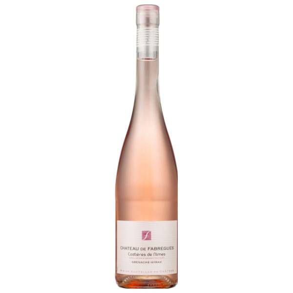 Roze vino CHATEAU DE FABREGUES Grenache-Syrah 0,75l