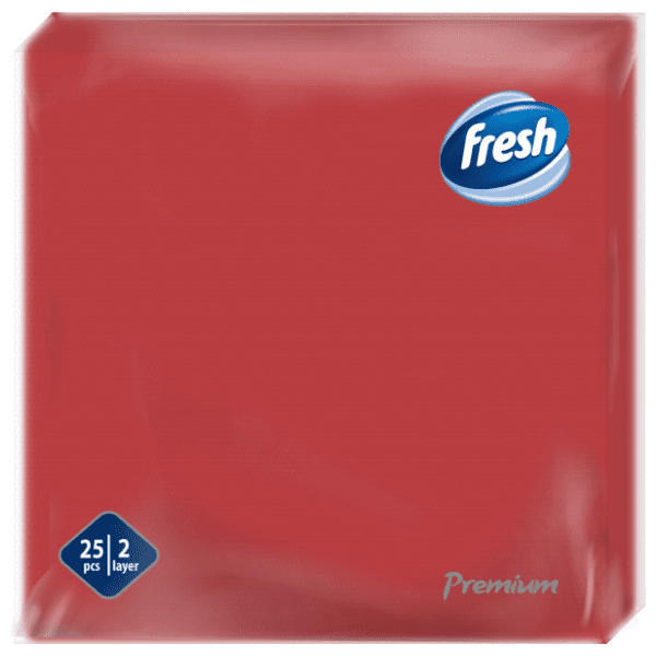 Salvete FRESH Premium crvene 25kom