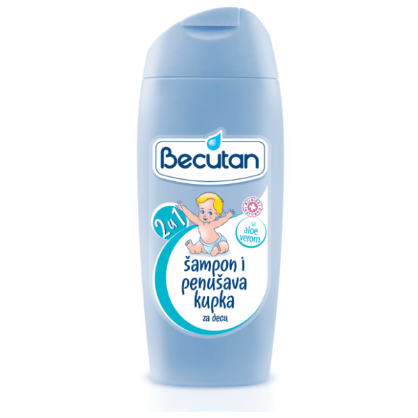 Šampon i penušava kupka za decu BECUTAN 2u1 400ml