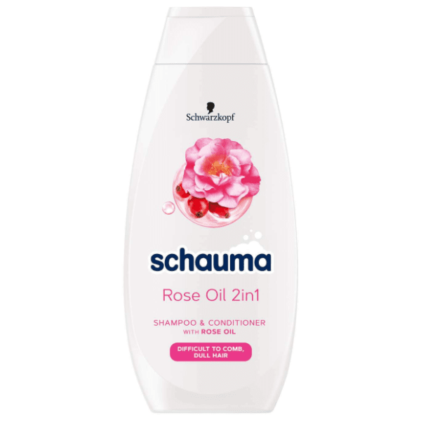 Šampon i regenerator za kosu SCHAUMA rose oil 2u1 400ml