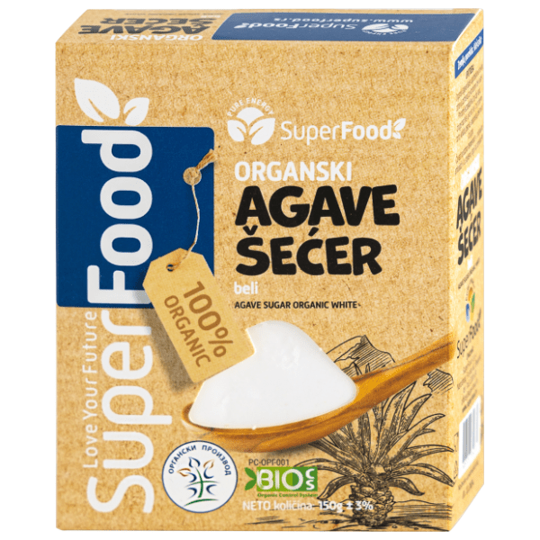 SUPERFOOD šećer od agave organski 150g