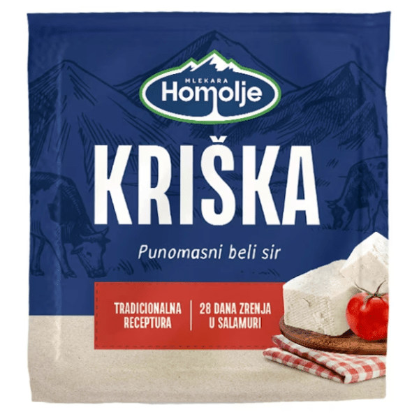 Sir beli MLEKARA HOMOLJE Kriška 250g