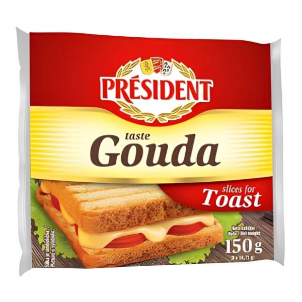 Sir gouda listići PRESIDENT 150g