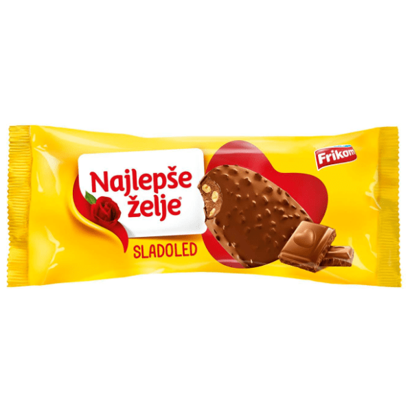 Sladoled FRIKOM Najlepše želje štapić 100ml