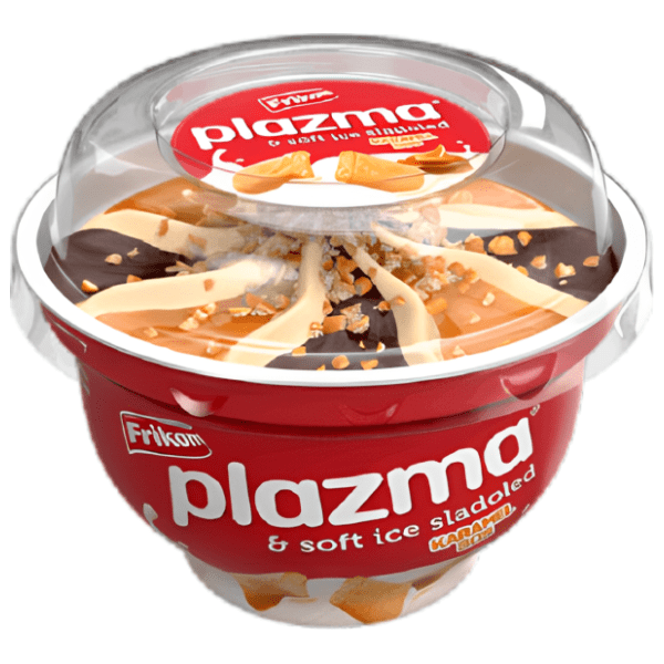 Sladoled FRIKOM Plazma karamel sos čaša 190ml