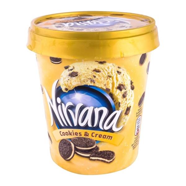 Sladoled NIRVANA cookies & cream čaša 470ml