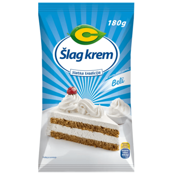 Šlag krem beli C 180g