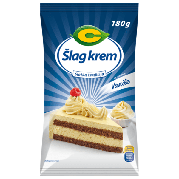 Šlag krem vanila C 180g
