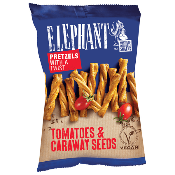 Štapići ELEPHANT Twist paradajz kim 160g