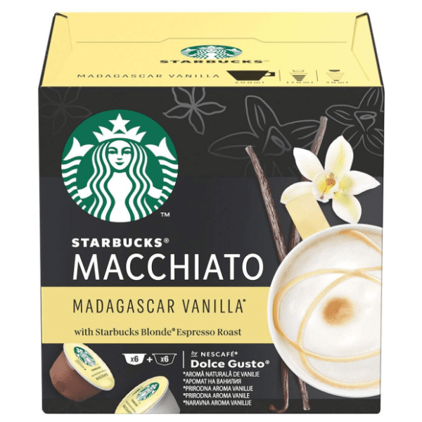STARBUCKS Dolce gusto kapsule Vanilla macchiato 12kom