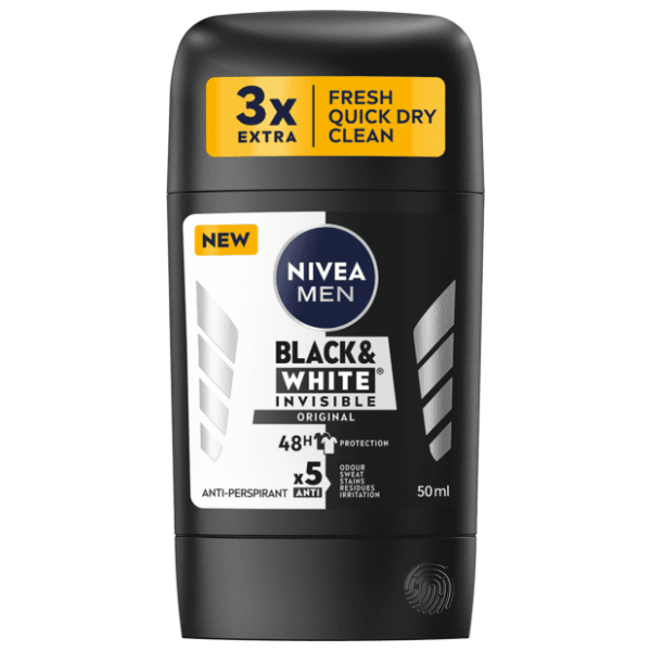 Stik NIVEA Black & white invisible original 50ml