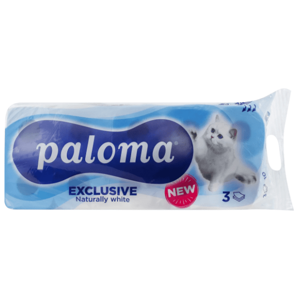 Toalet papir PALOMA exclusive plus 3sloja 10kom
