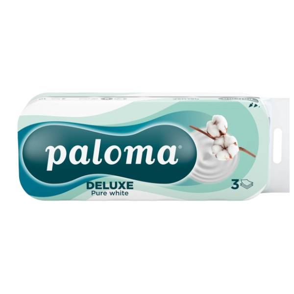 Toalet papir PALOMA pure white 3sloja 10kom