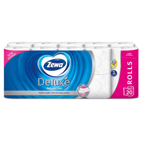 Toalet papir ZEWA deluxe pure white 3sloja 20kom