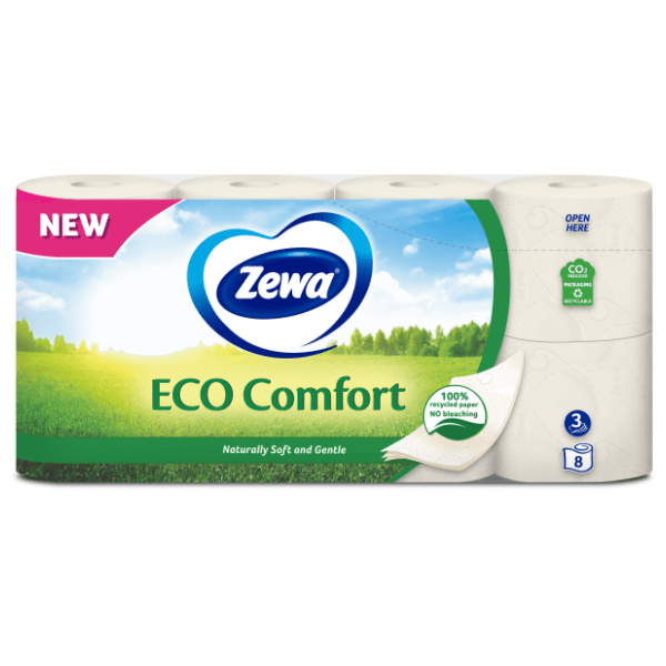 Toalet papir ZEWA eco comfort 3sloja 8kom