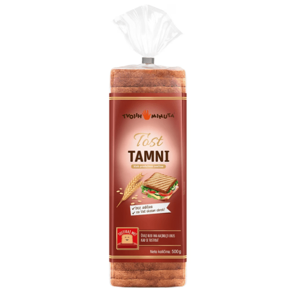 TVOJIH 5 MINUTA Tost hleb tamni 500g