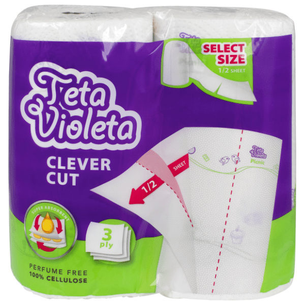 Ubrus VIOLETA Picnic 3sloja 2kom