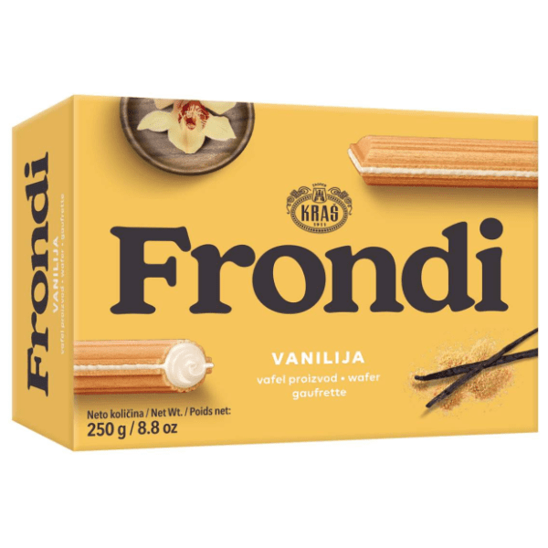 Vafl KRAŠ Frondi vanila 250g