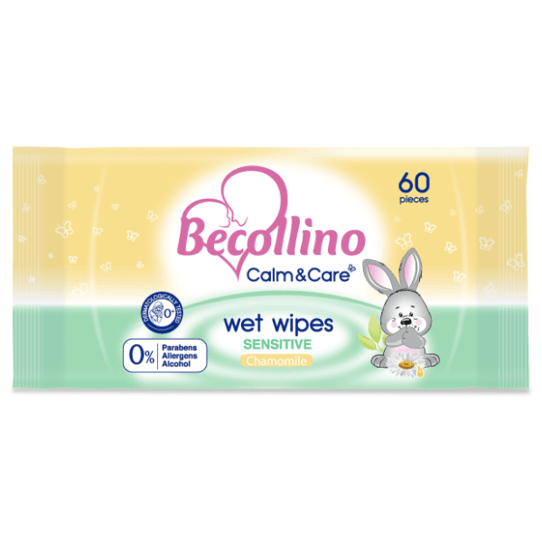 Vlažne maramice BECOLLINO Calm & care sensitive 60kom