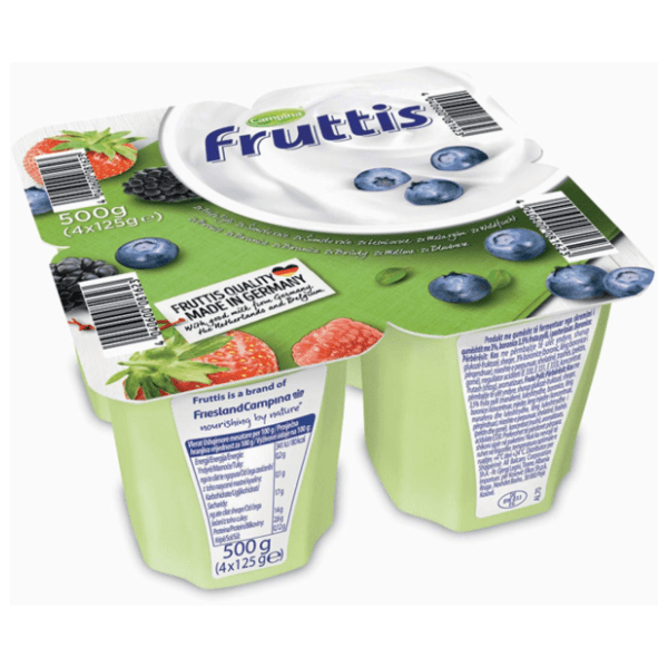 Voćni jogurt CAMPINA Fruttis borovnica i šumsko voće 0,2%mm 125g