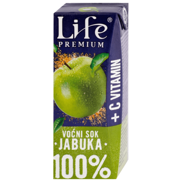 Voćni sok NECTAR Life premium jabuka sa vitaminom C 200ml
