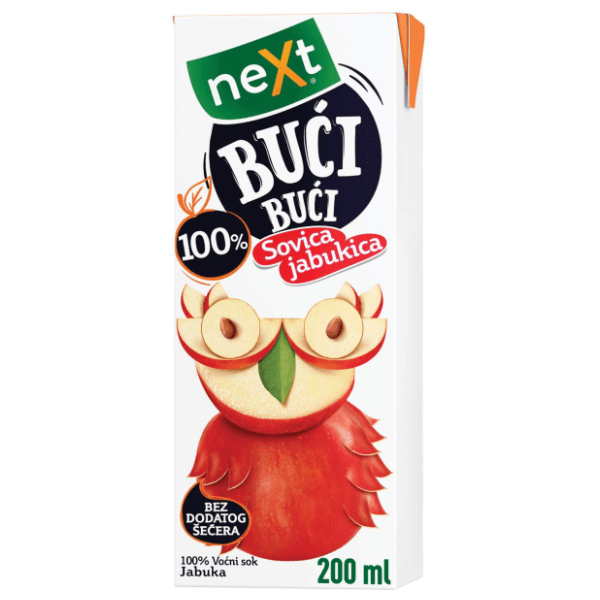 Voćni sok NEXT Bući bući 100% jabuka 200ml