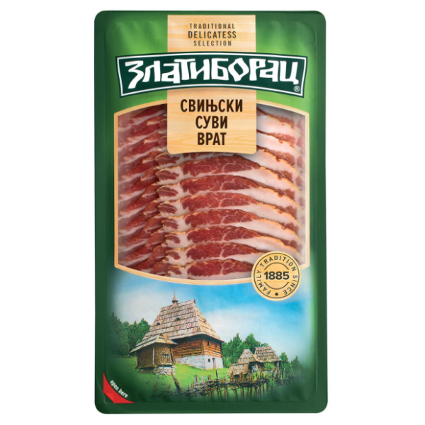 ZLATIBORAC Svinjski suvi vrat slajs 100g