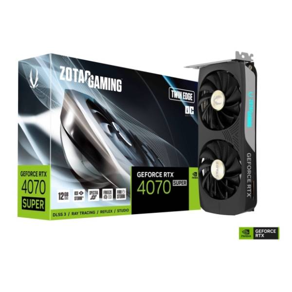 ZOTAC nVidia GeForce RTX 4070 SUPER Twin Edge OC 12GB GDDR6X 192-bit grafička kartica