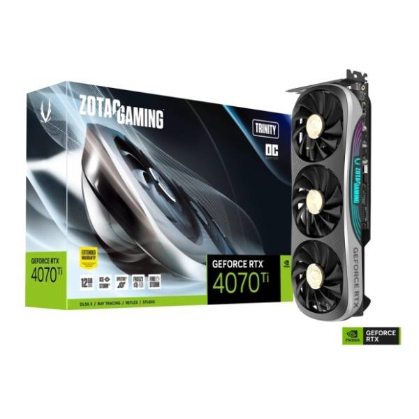 ZOTAC nVidia GeForce RTX 4070 Ti GAMING Trinity OC 12GB GDDR6X 192-bit grafička kartica