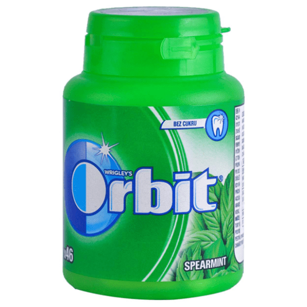 Žvake ORBIT Spearmint bottle 64g