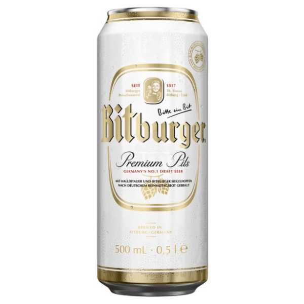 Pivo BITBURGER pilsner 0,5l