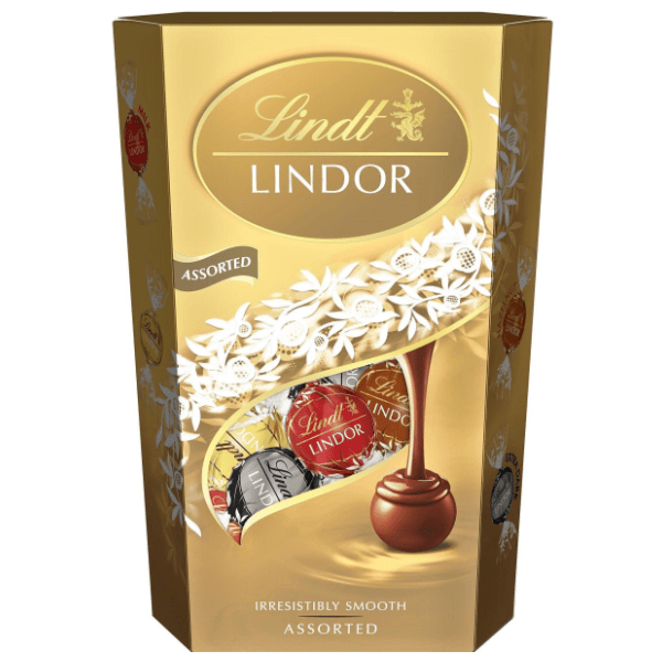 Bombonjera LINDT assorted cornet 337g