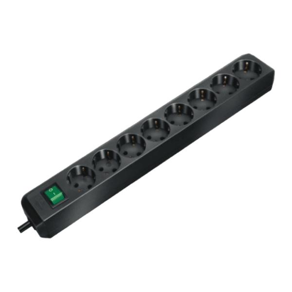 BRENNENSTUHL produžni kabl sa 8 mesta 3m 1.5mm2 + prekidač 1159300018