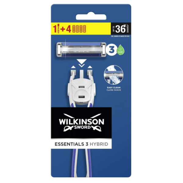 Brijač WILKINSON essentials 3 hybrid 1kom + 4 patrone