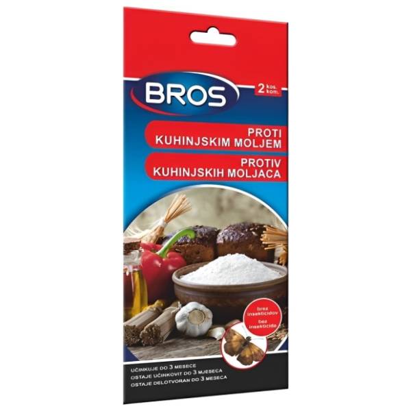 BROS sredstvo protiv kuhinjskih moljaca 2kom