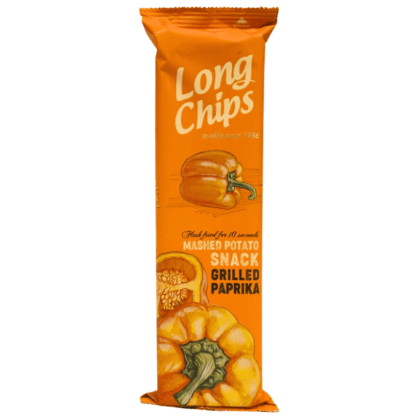 Čips LONG CHIPS grilovana paprika 75g