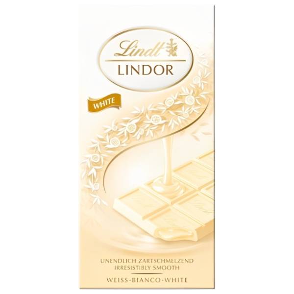 Čokolada bela LINDT Lindor 100g