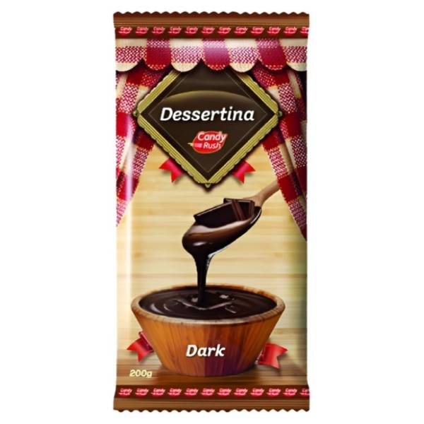 Čokolada CANDY RUSH Dessertina dark 200g