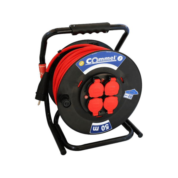 COMMEL produžni kabl sa motalicom Heavy Dute Line H05RR-F 3G2.5 - C0932 50m