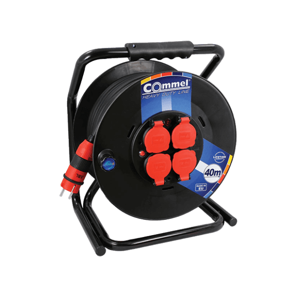 COMMEL produžni kabl sa motalicom Heavy Dute Line H07RN-F 3G2.5 - C0983 40m
