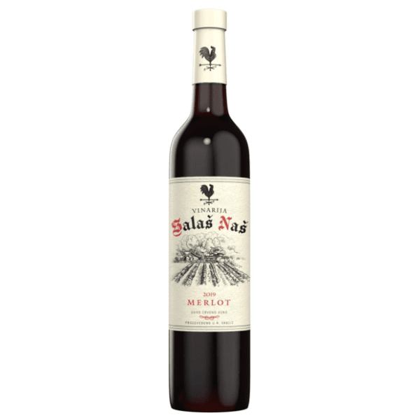 Crno vino SALAŠ NAŠ Merlot 0,75l